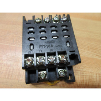 Omron PTF14A Relay Socket (Pack of 5) - Used