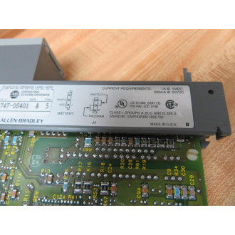Allen Bradley 1747-L542 SLC 504 CPU 1747L542 Ser A WO Key, Door FAC 1M - Used