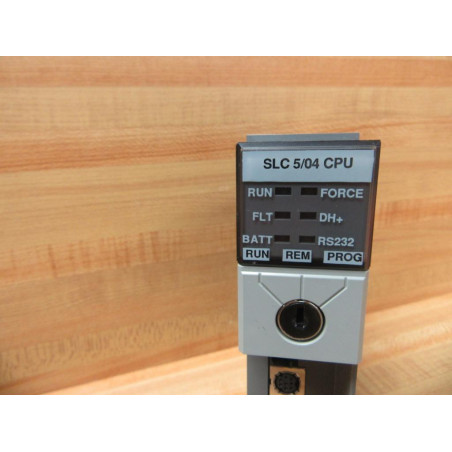 Allen Bradley 1747-L542 SLC 504 CPU 1747L542 Ser A WO Key, Door FAC 1M - Used