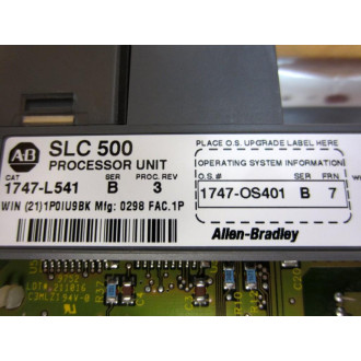 Allen Bradley 1747-L541 Processor Unit 1747L541 Ser.B WKey WO Door - Used