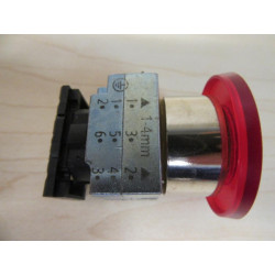 Siemens 3SB3 501-1CA21 Red 3SB35011CA21 wBase & Clip - New No Box