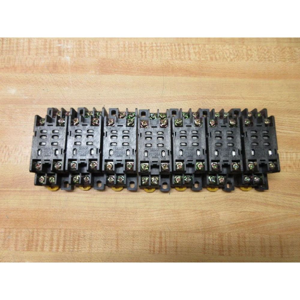 Omron PTF08A Relay Socket (Pack of 7) - Used