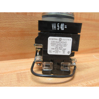 General Electric CR104PLT22A Push To Test Indicator Light GE WN.O. & N.C.