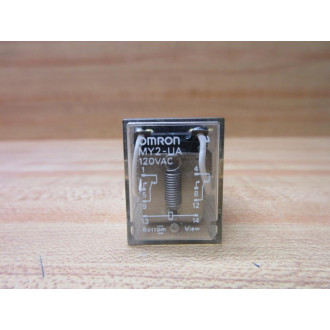 Omron MY2-UA AC120 Relay MY2-UA - Used