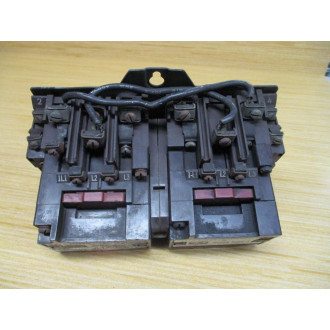Cutler Hammer A51CNO Reversing Contactor A51CN0 A50CG0 W Bracket - Used