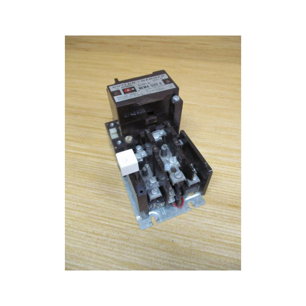 Cutler Hammer A10BN0 Starter A10BNO W 1887-1, C320KB1 - Used