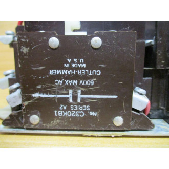 Cutler Hammer A10BN0 Starter A10BNO W 1887-1, C320KB1 - Used