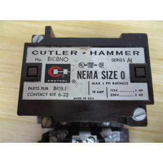 Cutler Hammer B10BNO Starter B10BN0 W C320KB2 - Used