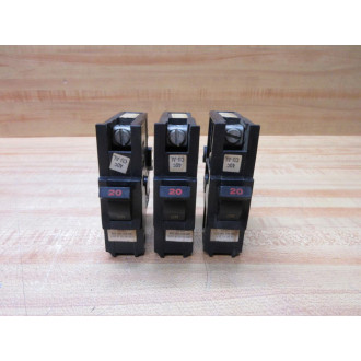 Federal Pacific Electric NAH120 20A Circuit Breaker NAH CU-AL - Used