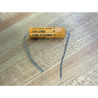 Sprague TVA-1408 Atom Capacitor TVA1408  15µF  0-150DC (Pack of 4) - New No Box