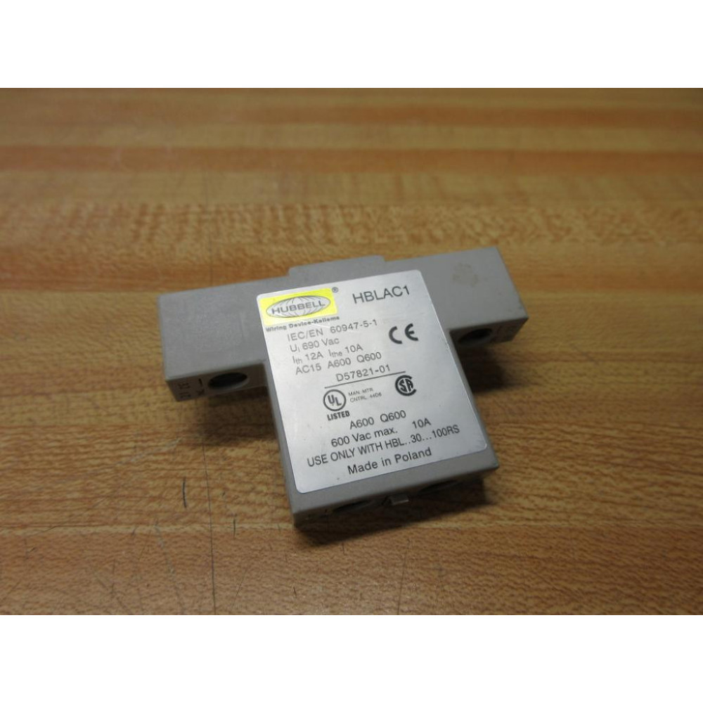Hubbell HBLAC1 Switch Mechanism - Used