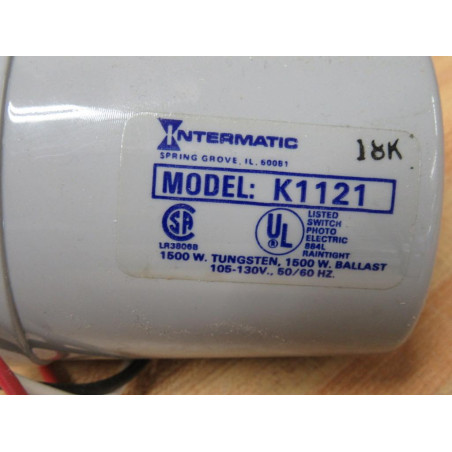 Intermatic K1121 Photo Control Switch 1500W