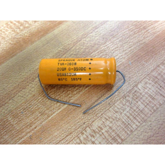 Sprague TVA-1608 Atom Capacitor TVA 1608 20µF 0-350DC (Pack of 4) - New No Box