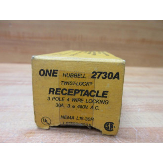Hubbell HBL2730A Twist-Lock Receptacle 2730A