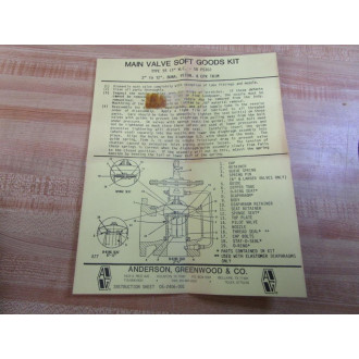 Anderson 04.4744.542 Greenwood Soft Goods Kit 044744542