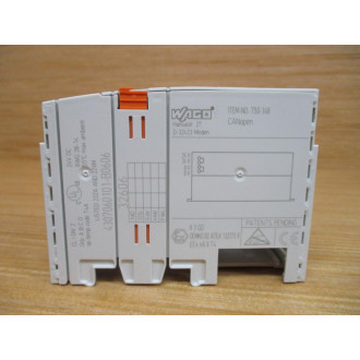 Wago 750-348 ECO Fieldbus Coupler CANopen 750348 Enclosure Only - New No Box