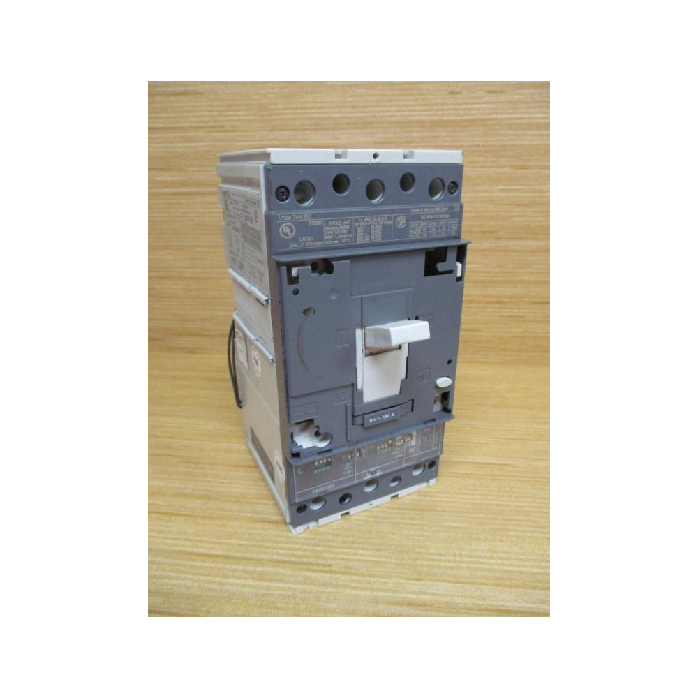 ABB Sace TMAX T4N 250 Circuit Breaker PR221DS 150 AMP, WO Handle - Used
