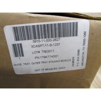 Siemens 179K774G01 Guide, Tray, Staging Module