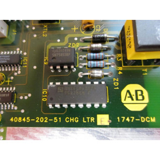 Allen Bradley 40845-202-51 1747-DCM Board A40845-202-51 Non-Refundable - Parts Only