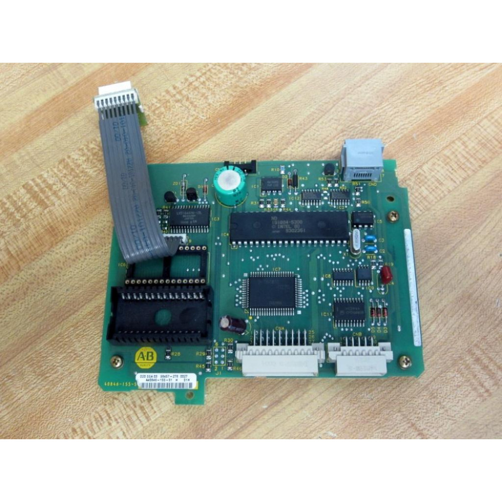 Allen Bradley A40846-155-51 Circuit Board 40846-155-51 WCable & PCB - Used