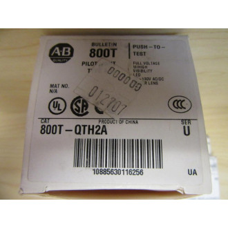 Allen Bradley 800T-QTH2A Pilot Light
