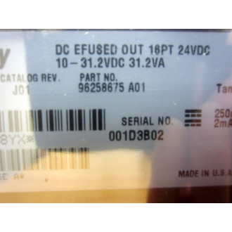 Allen Bradley 1756-OB16E Output Board 1756-0B16E Ser.A Rev.J01 FW Rev. 2.4 - Used