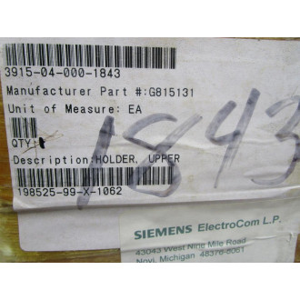 Siemens G815131 ElectroCom Upper Holder - New No Box