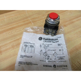 General Electric CR104PBG92R2 Push Button GE - New No Box