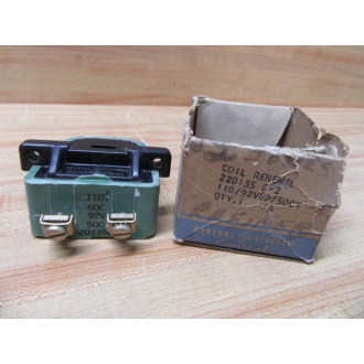 General Electric 22D135-G2 Coil 22D135G2 GE 110V 60Hz, 92V 50Hz
