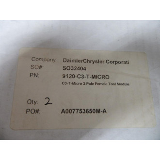 Daimler Chrysler C3TMICRO Adapter 9120-C3-T-MICRO (Pack of 2)