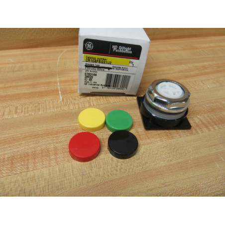 General Electric CR104PBG91U2 HD Oil-Tight Push Button GE wo Contact Block
