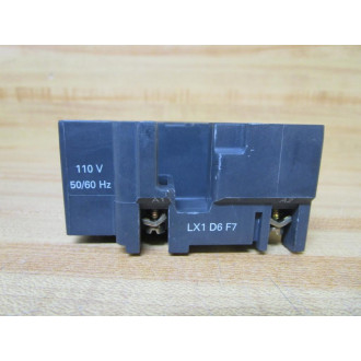 Schneider LX1-D6-F7 Contactor Coil LX1D6F7 Chipped - Used