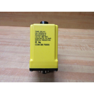 Potter & Brumfield CDB-38-70005 Time Delay Relay CDB3870005 - New No Box