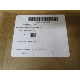MDC 166K489G01 Frame, Tine 3916-13-000-5414