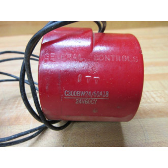 General Controls C300BW2460A18 ITT Solenoid Coil C300BW 24V - New No Box