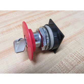General Electric CR104PBK00A1L Keyed Push Button GE - Used