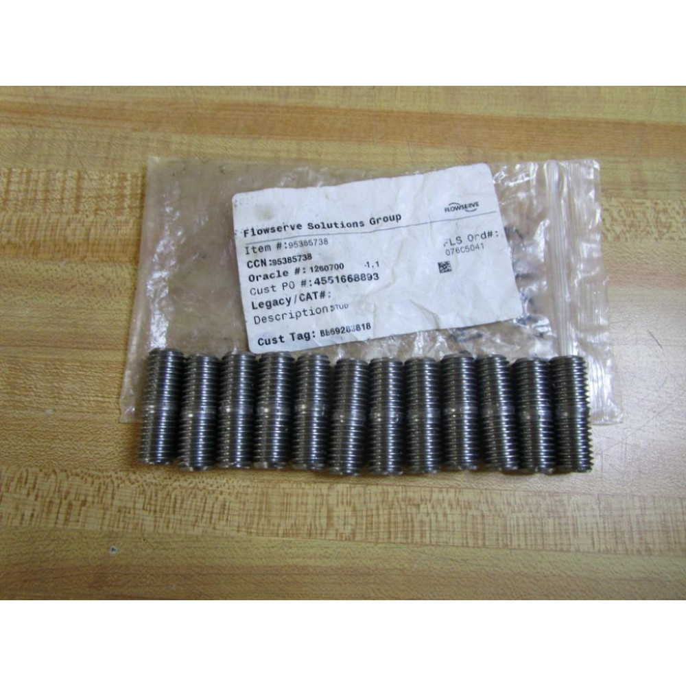 Flowserve 95385738 Stud UFM B8SH (Pack of 12)