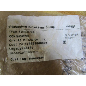 Flowserve 95385738 Stud UFM B8SH (Pack of 12)