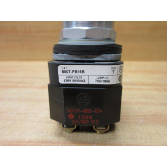 Allen Bradley 800T-PB16B Push Button 800TPB16B Blue - New No Box