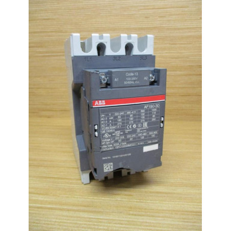 ABB AF190-30-11-13 Contactor AF190301113 WO CAL9-11, Chipped - Used