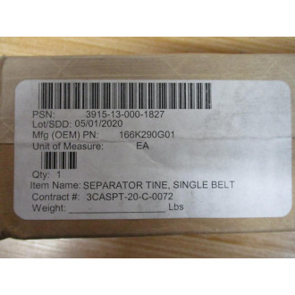 166K290G01 Separator Tine - Used
