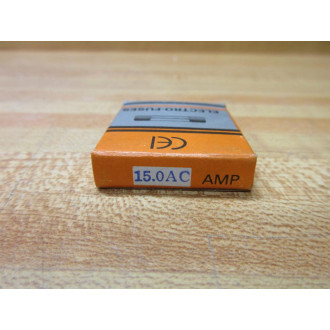 Electro-Fuses 15.0AC CEI Fuse 15A Metal Element (Pack of 5)