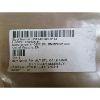 Generic RMMP00019690 Tip Pulley Assembly, Pin