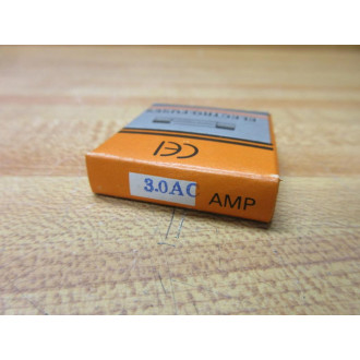 Electro-Fuses 3.0AC CEI Fuse 3A Fine Wire Element (Pack of 5)