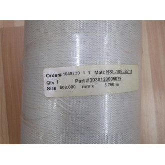 Habasit NSL-10ELBV11 Conveyor Belt 508.000 mm x 5.750 m