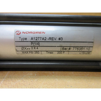 Norgren A1277A2-REV.3 Cylinder A1277A2 - New No Box