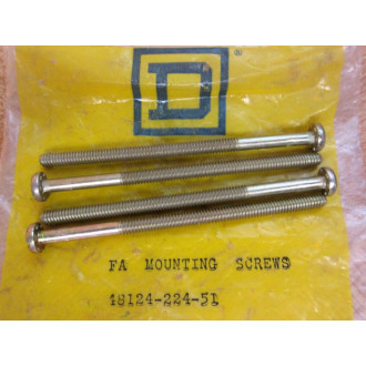 Square D 48124-224-51 FA Mounting Screws 4812422451 (Pack of 4)