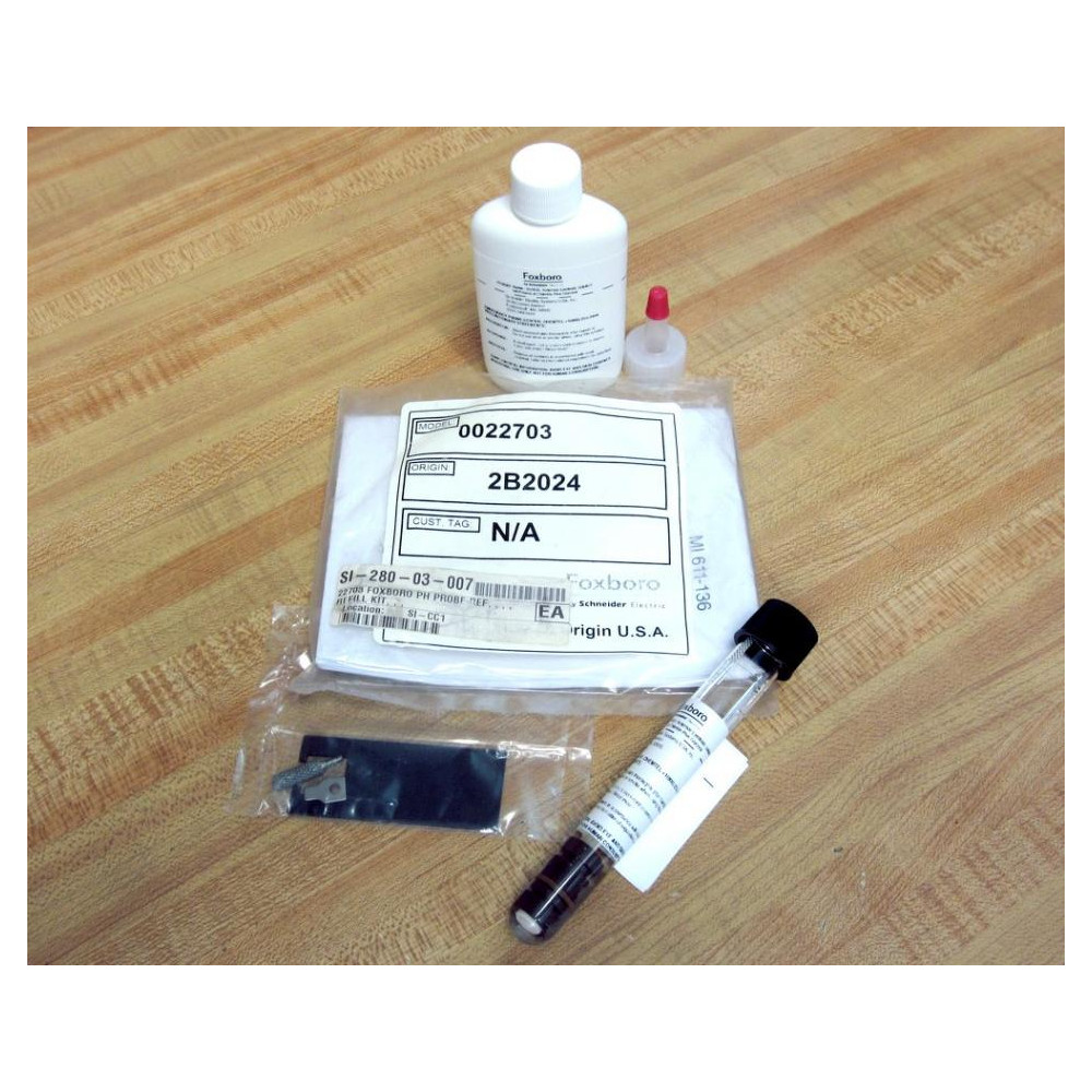 Foxboro 0022703 871PH Sensors Probe Ref. Junction Refill Kit