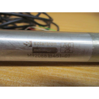 Solartron M920881B451-01 Measurement Sensor M920881B45101 - Used
