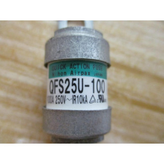Nihon Airpax QFS25U-100 100A Fuse QFS25U100 - Used